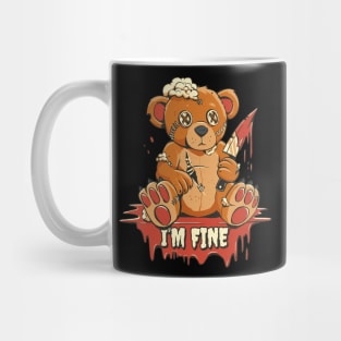 Creepy Teddy Bear Mug